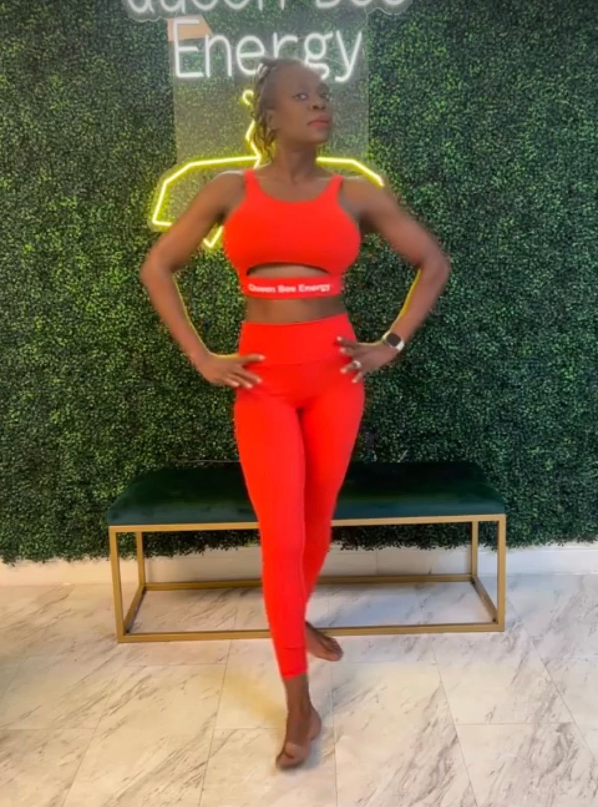 Queen Bee Energy set (Red) - The Bee Luxe Boutique