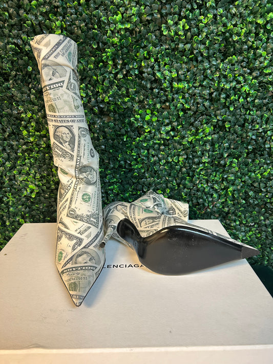Balenciaga  NEW Dinero Money Sock Ankle Booties - The Bee Luxe Boutique